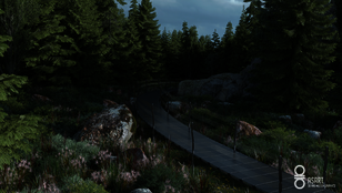 Scene mit itoo forest pack erstellt von asART