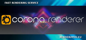 Render4you Corona render farm supporting now Corona 9