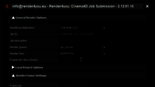 submitter plugin for cinema 4d